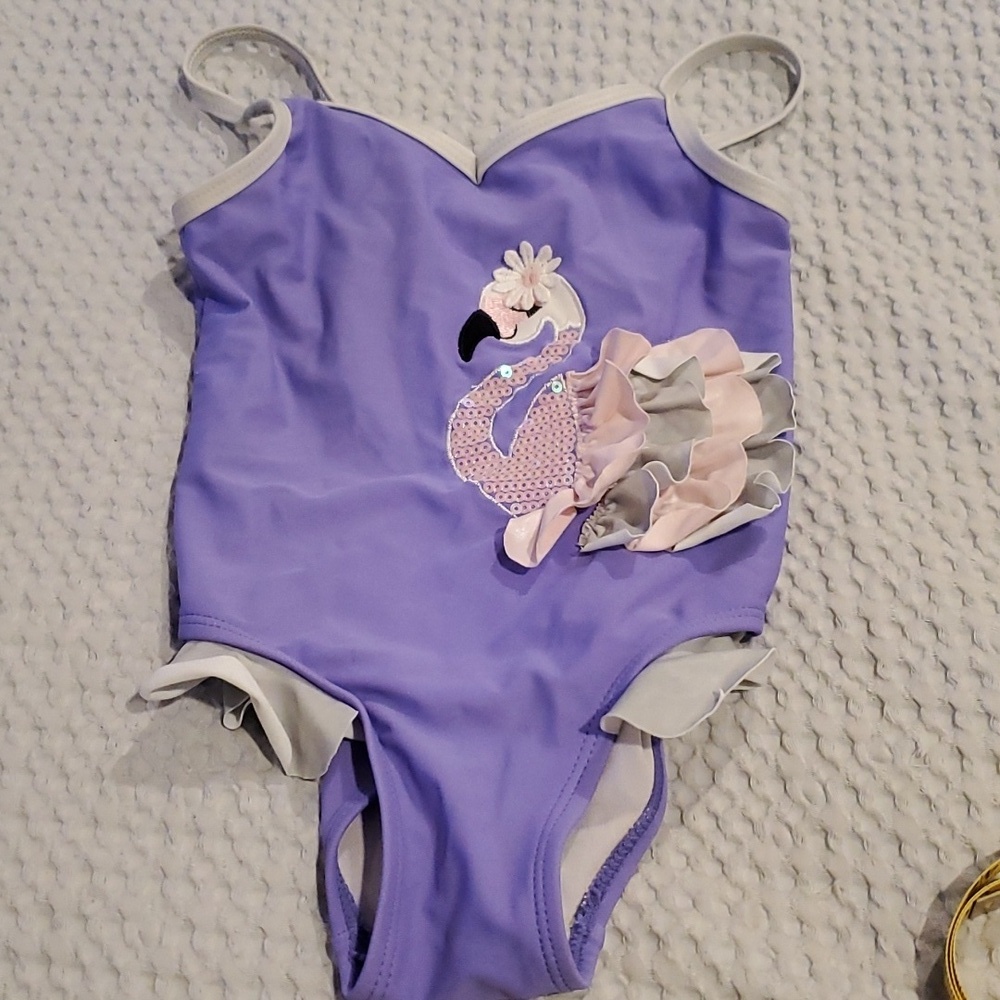 4t Flamingo Swim One Piece  Brand New 48